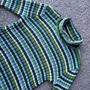 Absolutely Green and Blue Striped Sweater